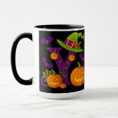 ウィッチハロウィーンイニシャル"Y"マグ マグカップ (左)