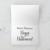 ウィッチハロウィーンカード サンキューカード (内部)