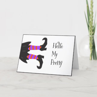 ウィッチハロウィーンカード サンキューカード