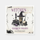 ウィッチハロウィーンナイトパーティー スタンダードカクテルナプキン (正面)