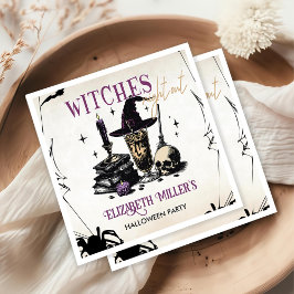 ウィッチハロウィーンナイトパーティー スタンダードカクテルナプキン