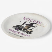 ウィッチハロウィーンナイトパーティー ペーパープレート (アングル)