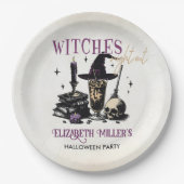 ウィッチハロウィーンナイトパーティー ペーパープレート (正面)