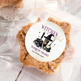 ウィッチハロウィーンナイトパーティー ラウンドシール