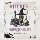 ウィッチハロウィーンナイトパーティー ワインラベル (シングルラベル)
