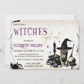 ウィッチハロウィーンナイトパーティー 招待状 (正面)