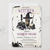 ウィッチハロウィーンナイトパーティー 招待状 (正面)