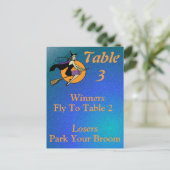 ウィッチハロウィーンバンコテーブルカード番号3 ポストカード (スタンド正面)