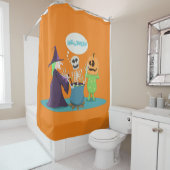 ウィッチハロウィーンビール シャワーカーテン (インサイチュ)