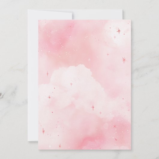 ウィッチハロウィーンベビーシャワー招待状 招待状 (裏面)