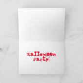 ウィッチハロウィーン招待状カード 招待状 (内部)
