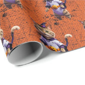 ウィッチハロウィーン虎猫 ラッピングペーパー (ロールコーナー)