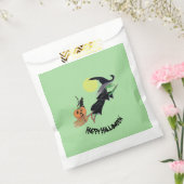 ウィッチハローウィンパーティおもしろいカラフル紙 フェイバーバッグ (封をした状態)