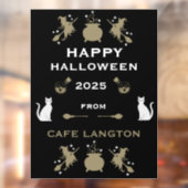 ウィッチハローウィンパーティウォール ウィンドウサイン (シート2)
