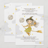 ウィッチハローウィンパーティ招待状 招待状 (正面/裏面)