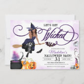 ウィッチハローウィンパーティ招待状 招待状 (正面)