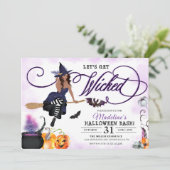 ウィッチハローウィンパーティ招待状 招待状 (スタンド正面)