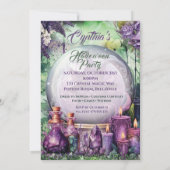 ウィッチハローウィンパーティ招待状 招待状 (裏面)