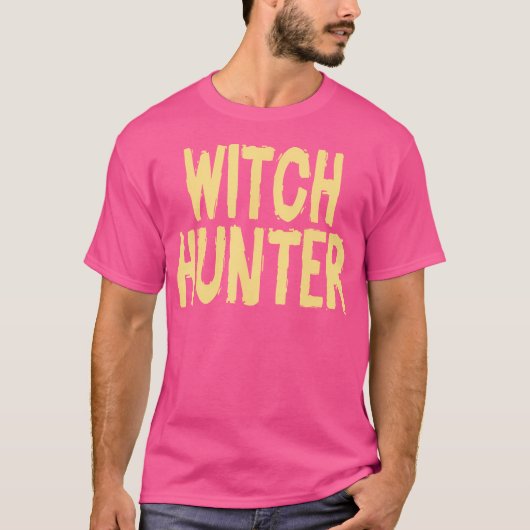 ウィッチハンターハロウィーン簡単怠惰 Tシャツ (正面)