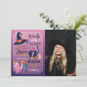 ウィッチバースデーパーティーWands Ready Girls写真 招待状 (スタンド正面)