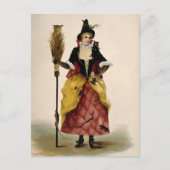 ウィッチビクトリアンイラストレーションはがき ポストカード (正面)