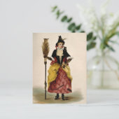 ウィッチビクトリアンイラストレーションはがき ポストカード (スタンド正面)