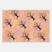 ウィッチビクトリアンゴシックフローラヴィンテージハロウィーン ラッピングペーパーシート (正面3)