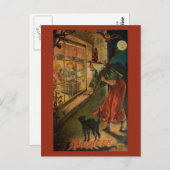 ウィッチビクトリアンハロウィーンポストカードの再発行 ポストカード (正面/裏面)