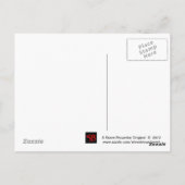 ウィッチビクトリアンハロウィーンポストカードの再発行 ポストカード (裏面)