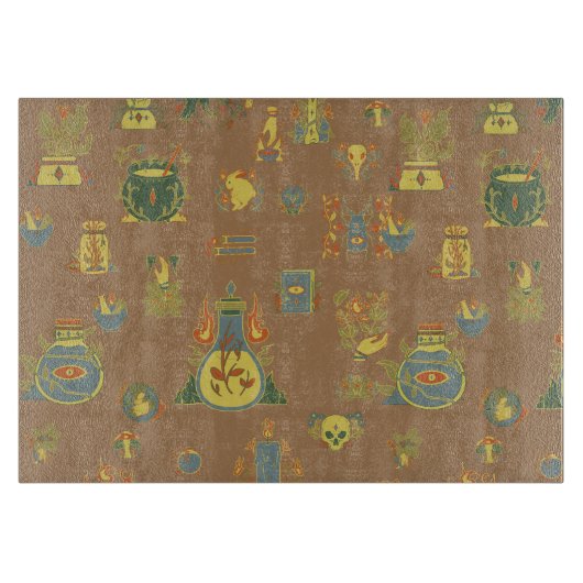 ウィッチビジネスヴィンテージアート カッティングボード (正面)