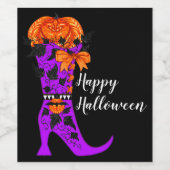 ウィッチファッショニスタワインラベル ワインラベル (シングルラベル)