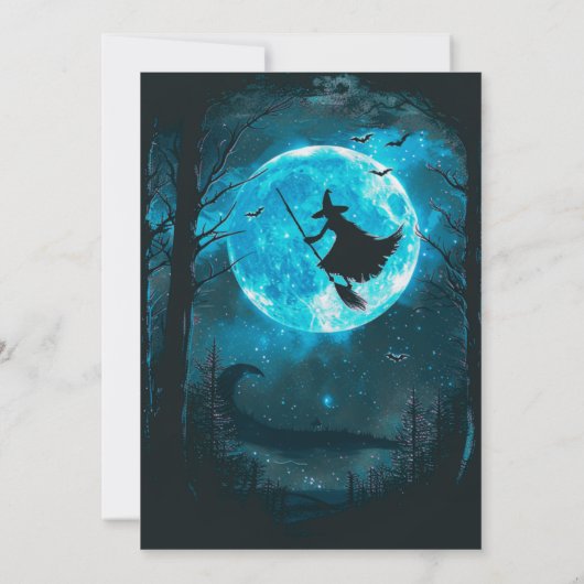 ウィッチフルムーンこうもりフォレストハローウィンパーティ 招待状 (裏面)