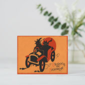 ウィッチブラックキャットカーフルムーン ポストカード (スタンド正面)