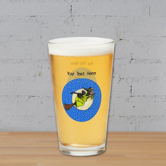 ウィッチブラックキャット飛んでいる過去ムーンブロムスターズ タンブラーグラス