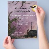 ウィッチブルハロウィーンフライヤー チラシ (手)