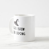 ウィッチブルホワイトハロウィーンコーヒーマグ コーヒーマグカップ (正面左)