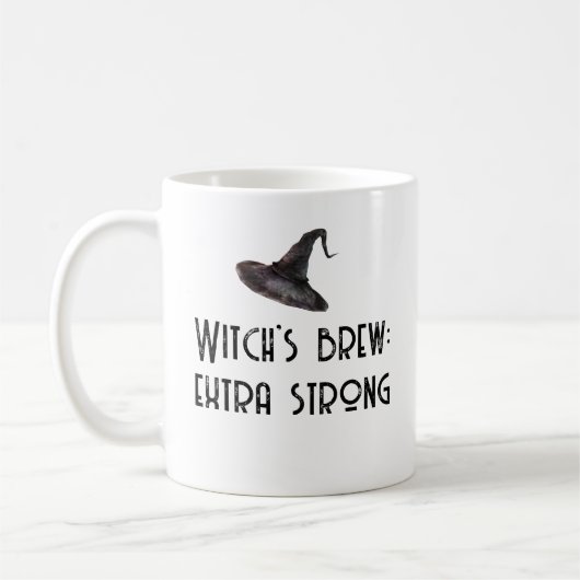 ウィッチブルホワイトハロウィーンコーヒーマグ コーヒーマグカップ (左)
