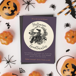ウィッチブロムハロウィンスプオクタキュラーコスチュームパーティー 招待状