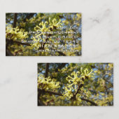 ウィッチヘイゼルフラワー 名刺 (正面/裏面)