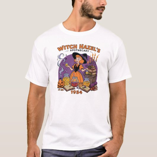 ウィッチヘーゼルの薬局 1954年 薬局 Tシャツ (正面)