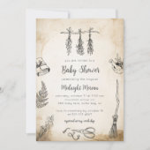 ウィッチベビーシャワー招待状 招待状 (正面)