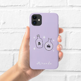 ウィッチポーションボトル パープルスマホケース iPhone 11 ケース