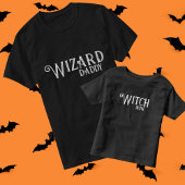 ウィッチミニブラックハロウィーンママと私のマッチング トドラーTシャツ