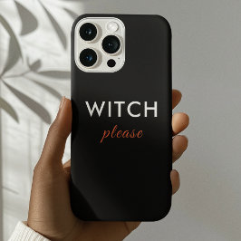 ウィッチモダンお願い電話ケース – トレンディーミニマル iPhone 14 PRO MAXケース