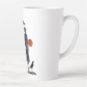 ウィッチモダン-抽象芸術アートワーク2 – ファンおもしろい カフェラテマグ (右)