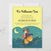 ウィッチモンスターマッシュハローウィンパーティ 招待状 (正面)