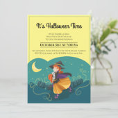 ウィッチモンスターマッシュハローウィンパーティ 招待状 (スタンド正面)