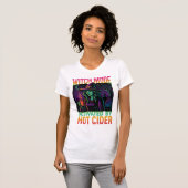 ウィッチモードのスパイシーな季節のユーモア Tシャツ (正面フル)