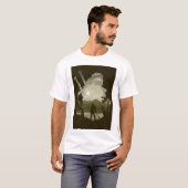 ウィッチャーのミニマリスト幻想アートポスターをゲラルト Tシャツ (正面フル)