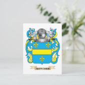 ウィッチャー家紋(コート・オブ・アームズ) ポストカード (スタンド正面)